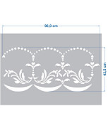 Šablóna Barok bordúra 2 ST502